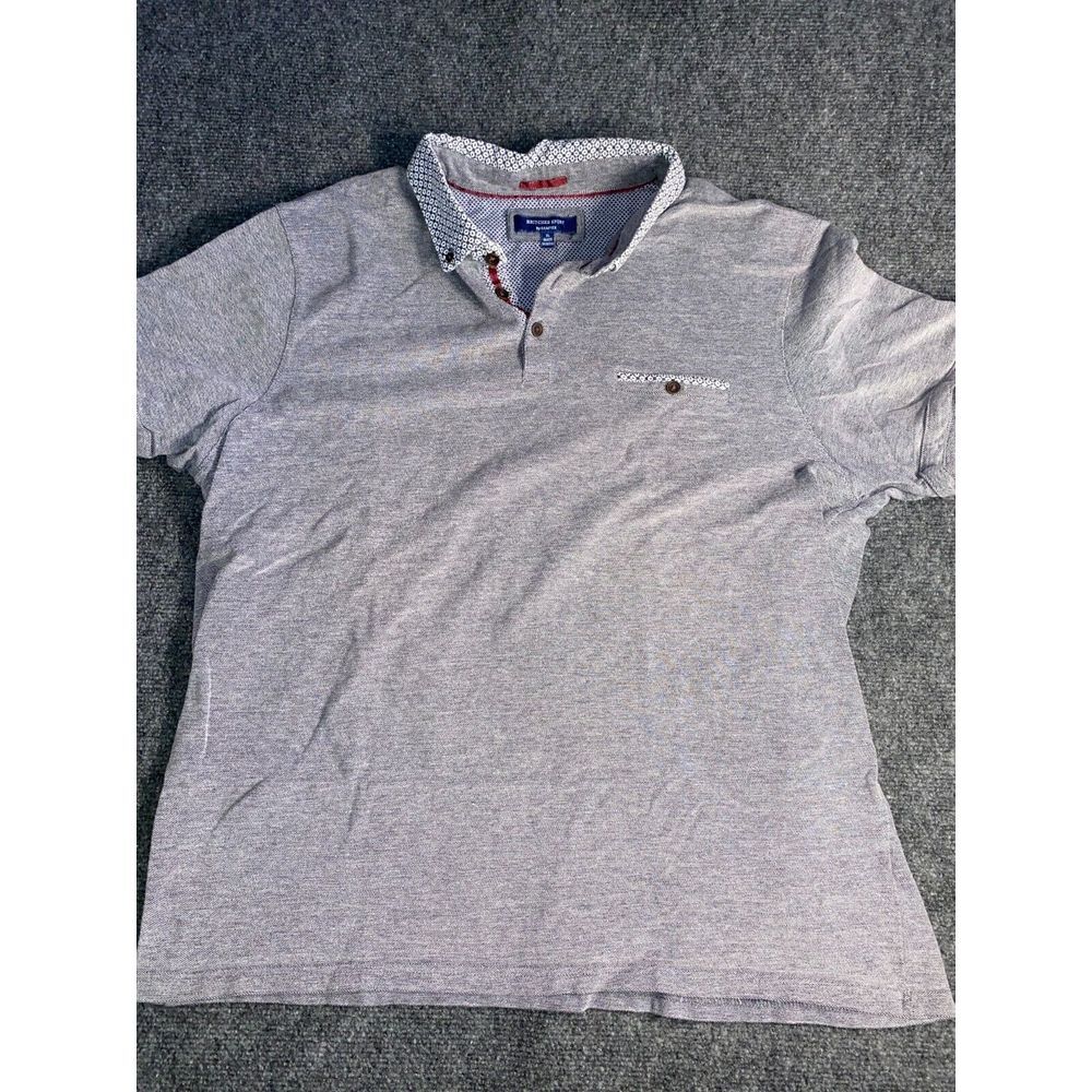 Samtex Britches Sport Polo Shirt Mens XL Gray Golf Performance‎ Short Sleeve
